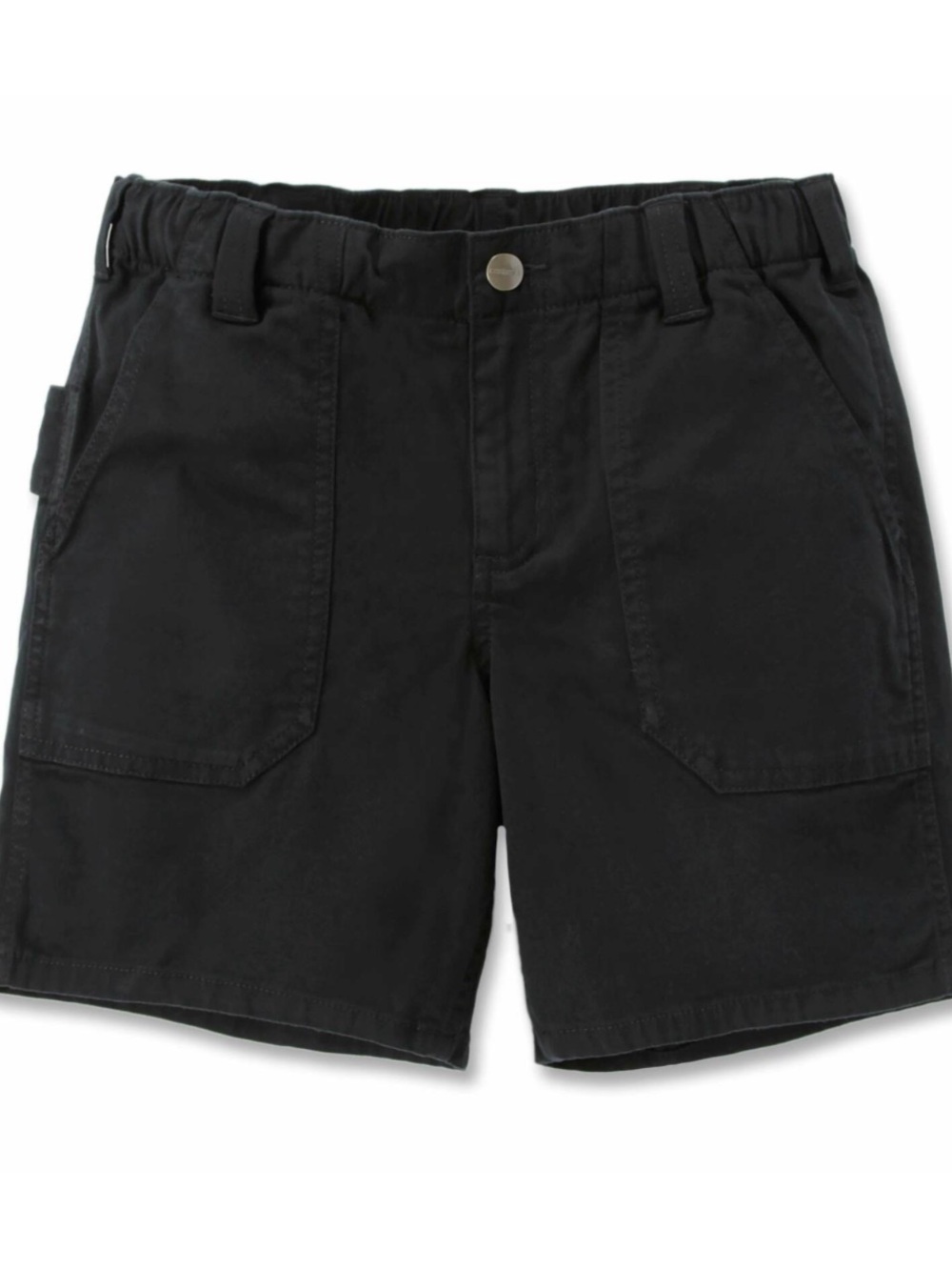 Carhartt Rugged Flex Relaxed-Fit Canvas Work Shorts Black Sz 12